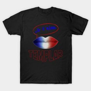 FRANCE JE TAIME TEMPLAR T-Shirt